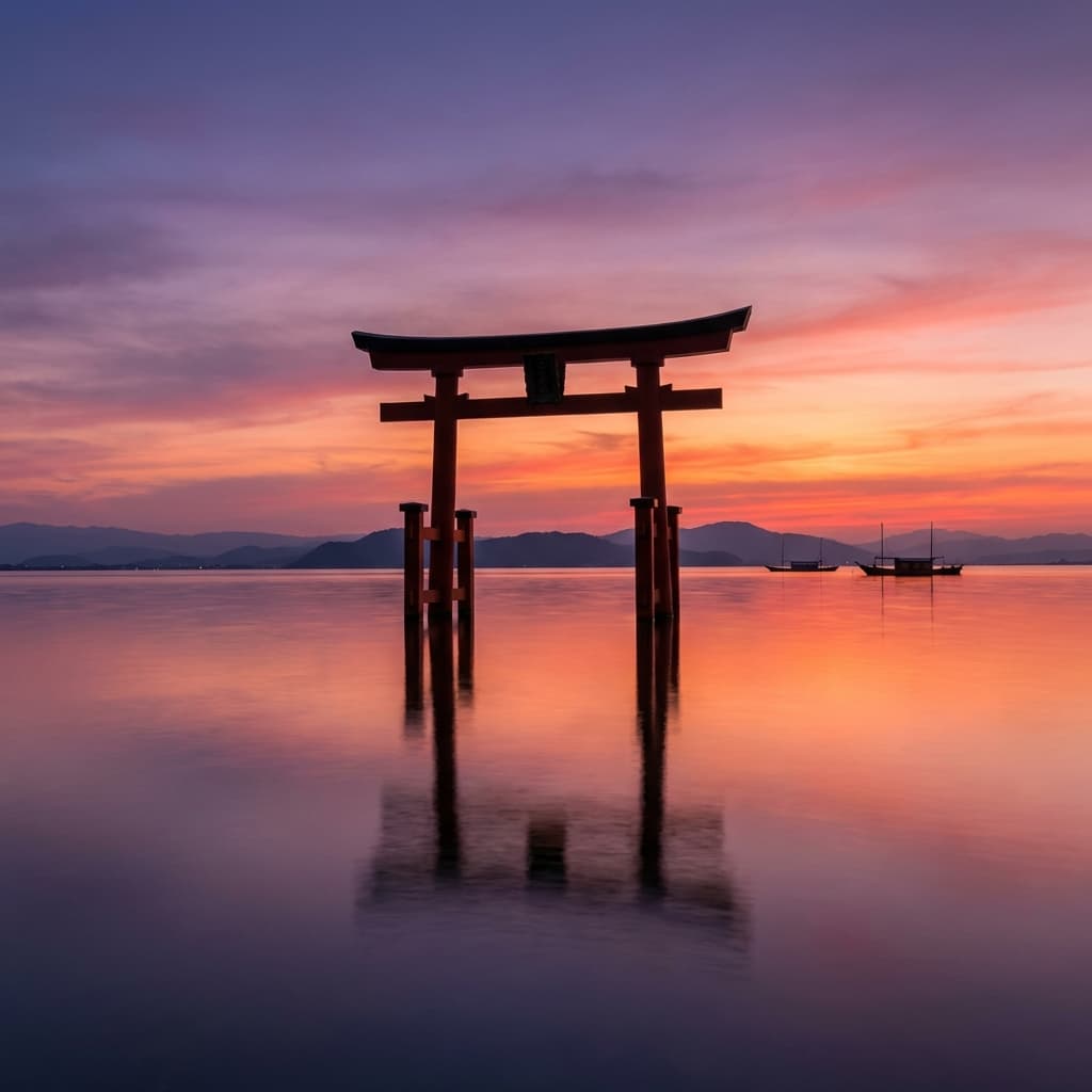 Lake Biwa Sunset